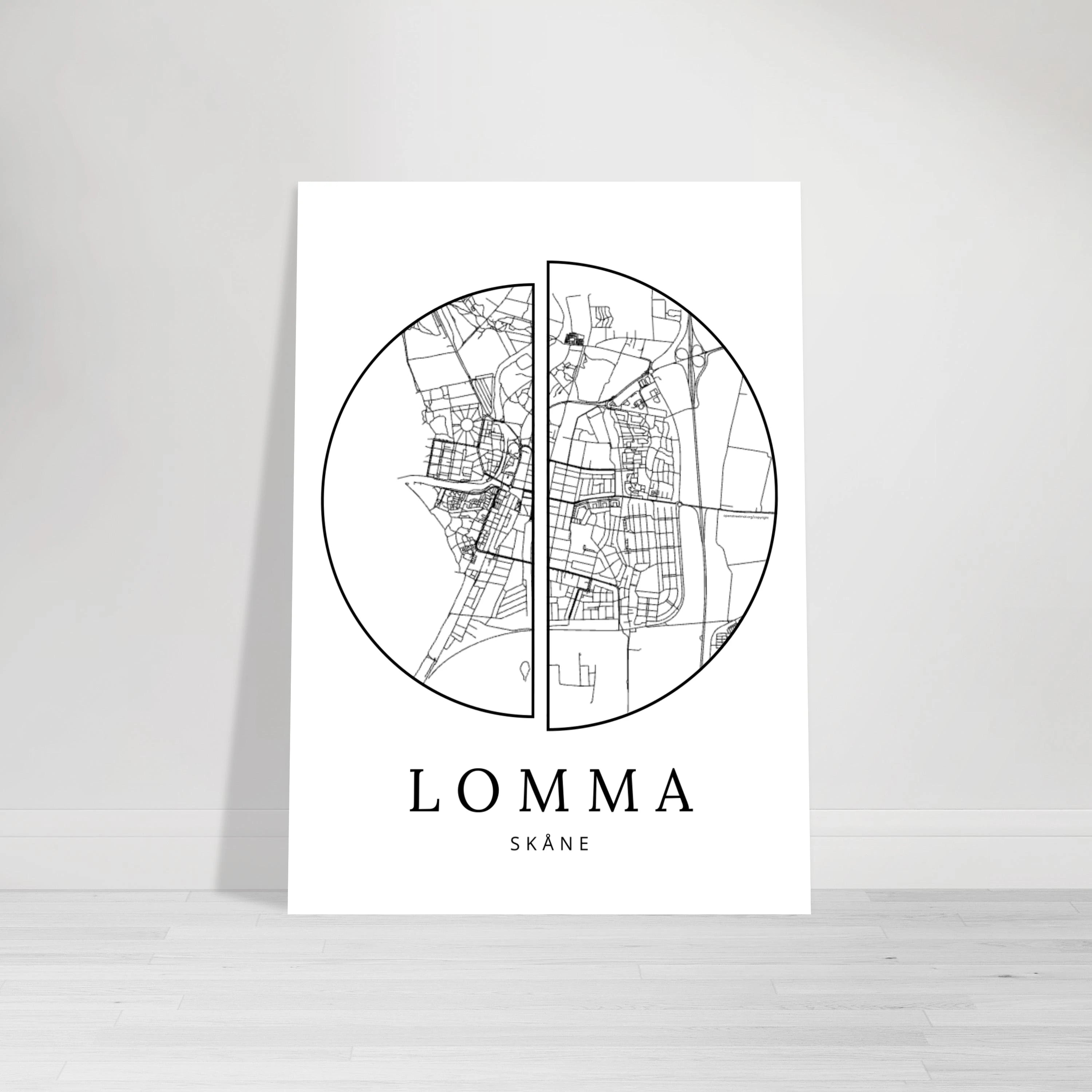 Lomma, Skåne - Kartposter