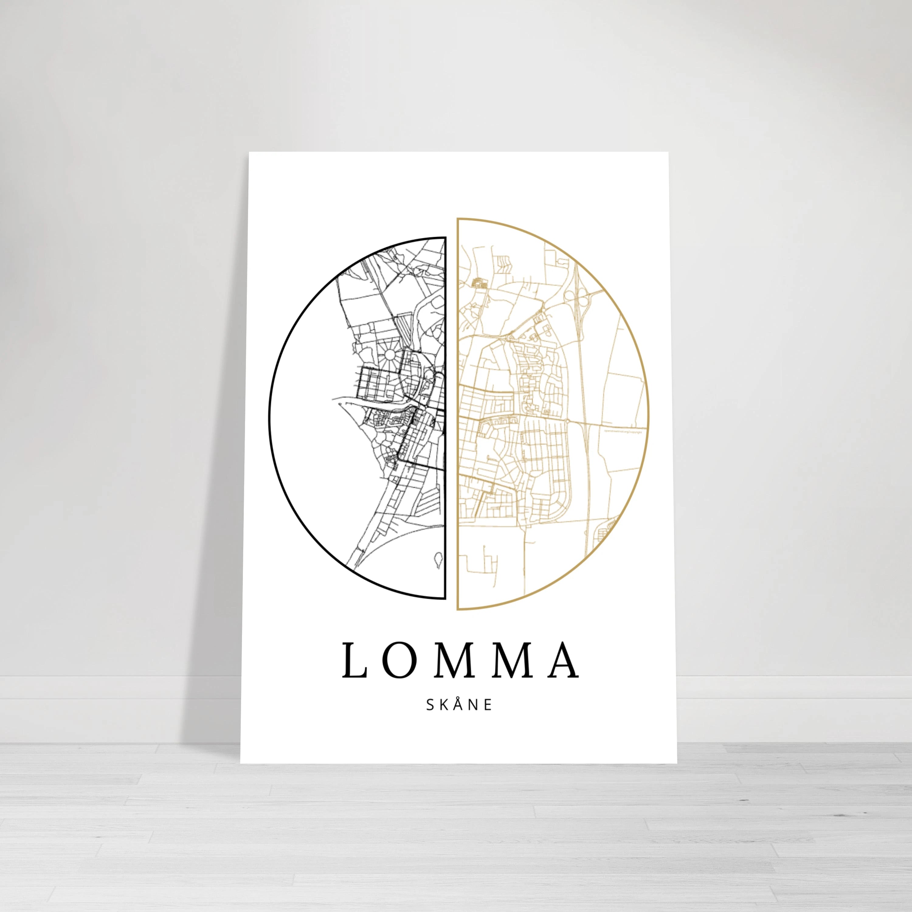 Lomma, Skåne - Kartposter
