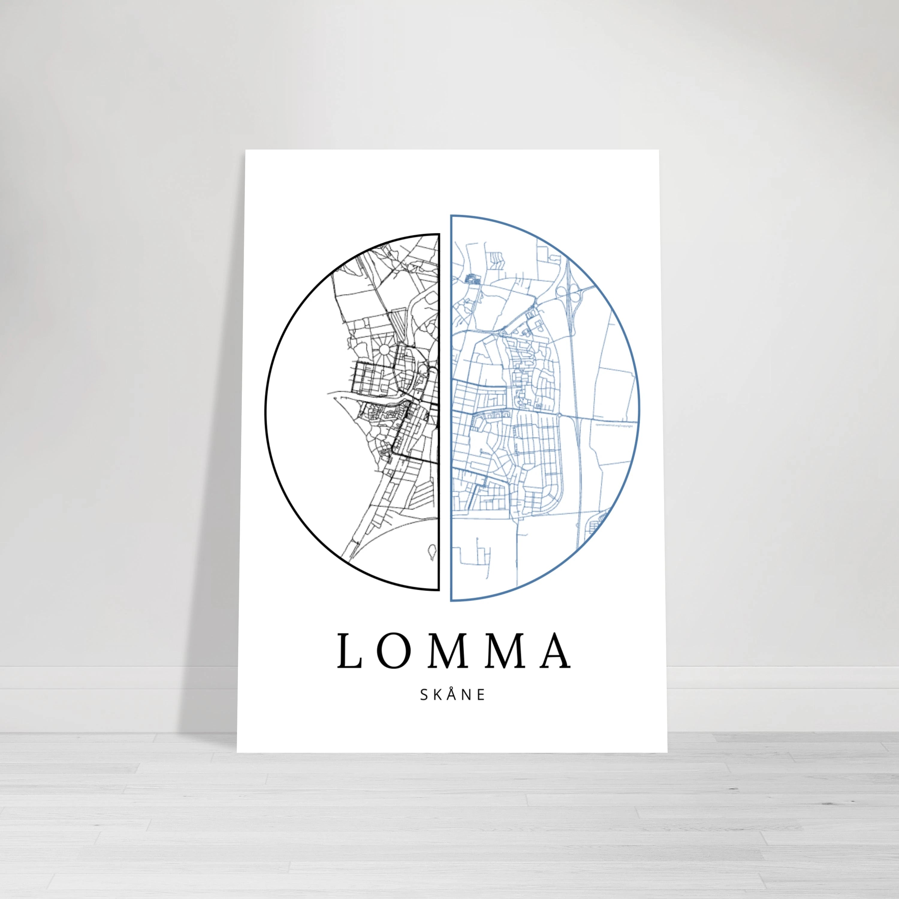 Lomma, Skåne - Kartposter