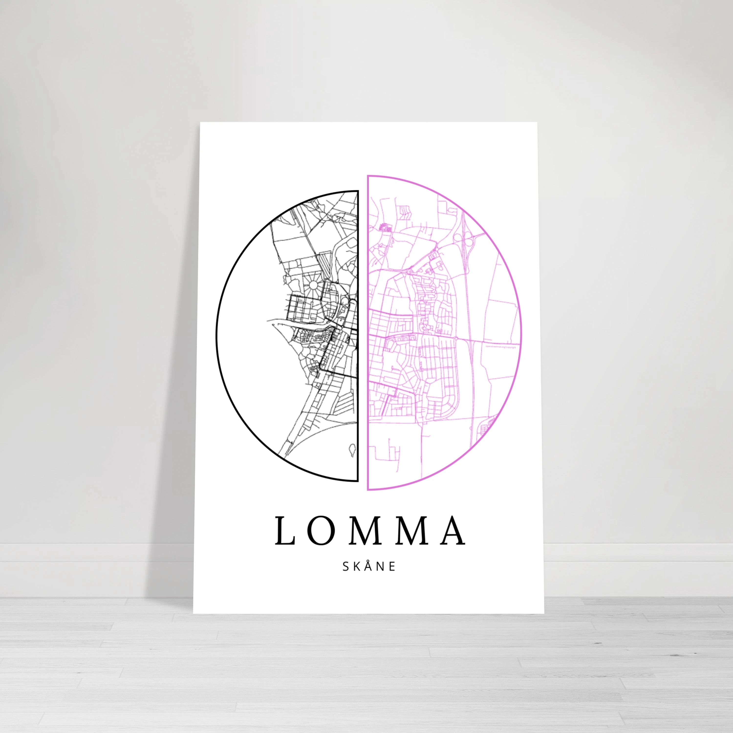 Lomma, Skåne - Kartposter