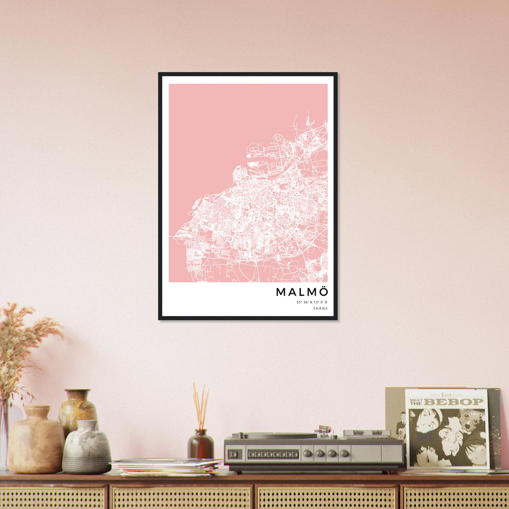 Malmö, Skåne - Kartposter