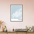 Malmö, Skåne - Kartposter