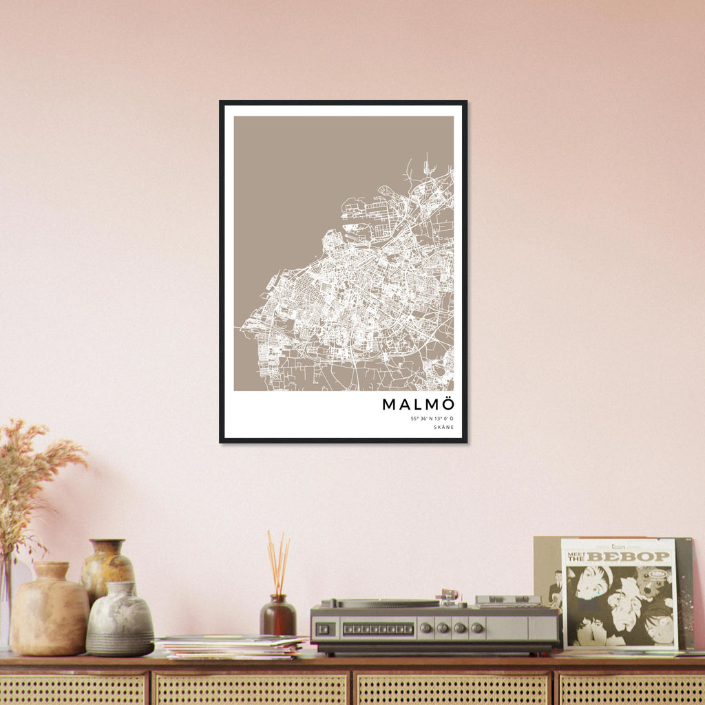Malmö, Skåne - Kartposter