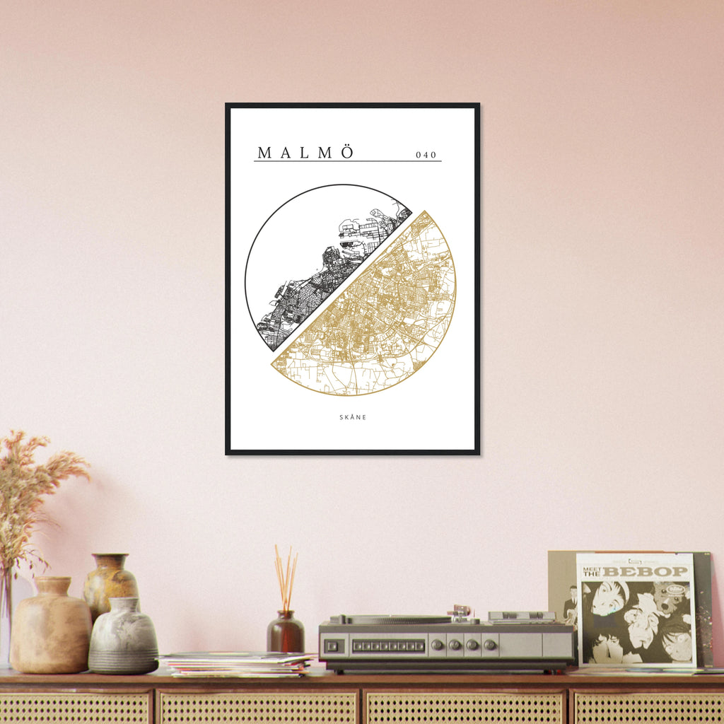 Malmö, Skåne - Kartposter