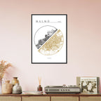Malmö, Skåne - Kartposter