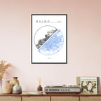 Malmö, Skåne - Kartposter