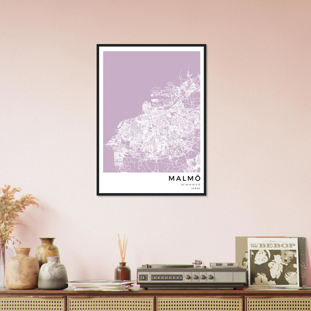 Malmö, Skåne - Kartposter