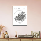 Malmö, Skåne - Kartposter
