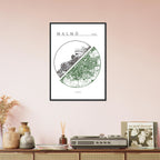 Malmö, Skåne - Kartposter