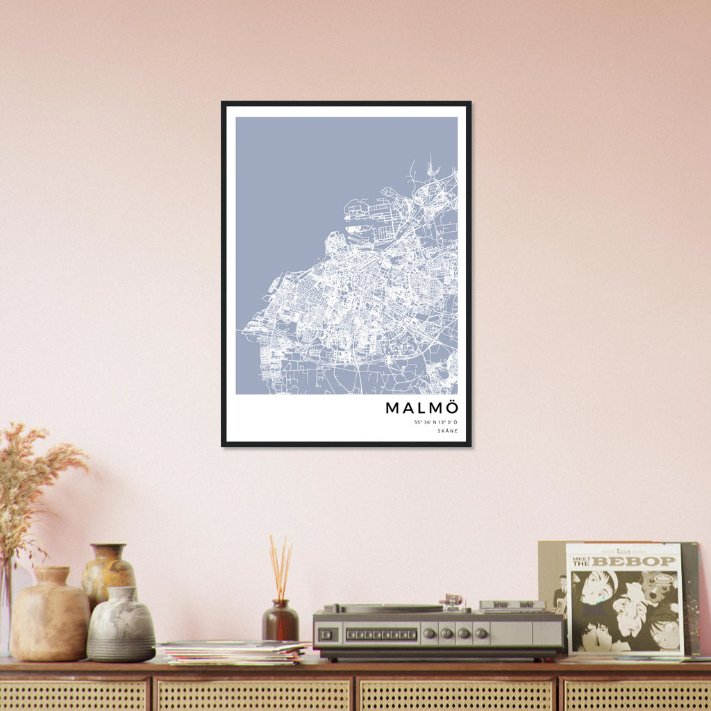 Malmö, Skåne - Kartposter