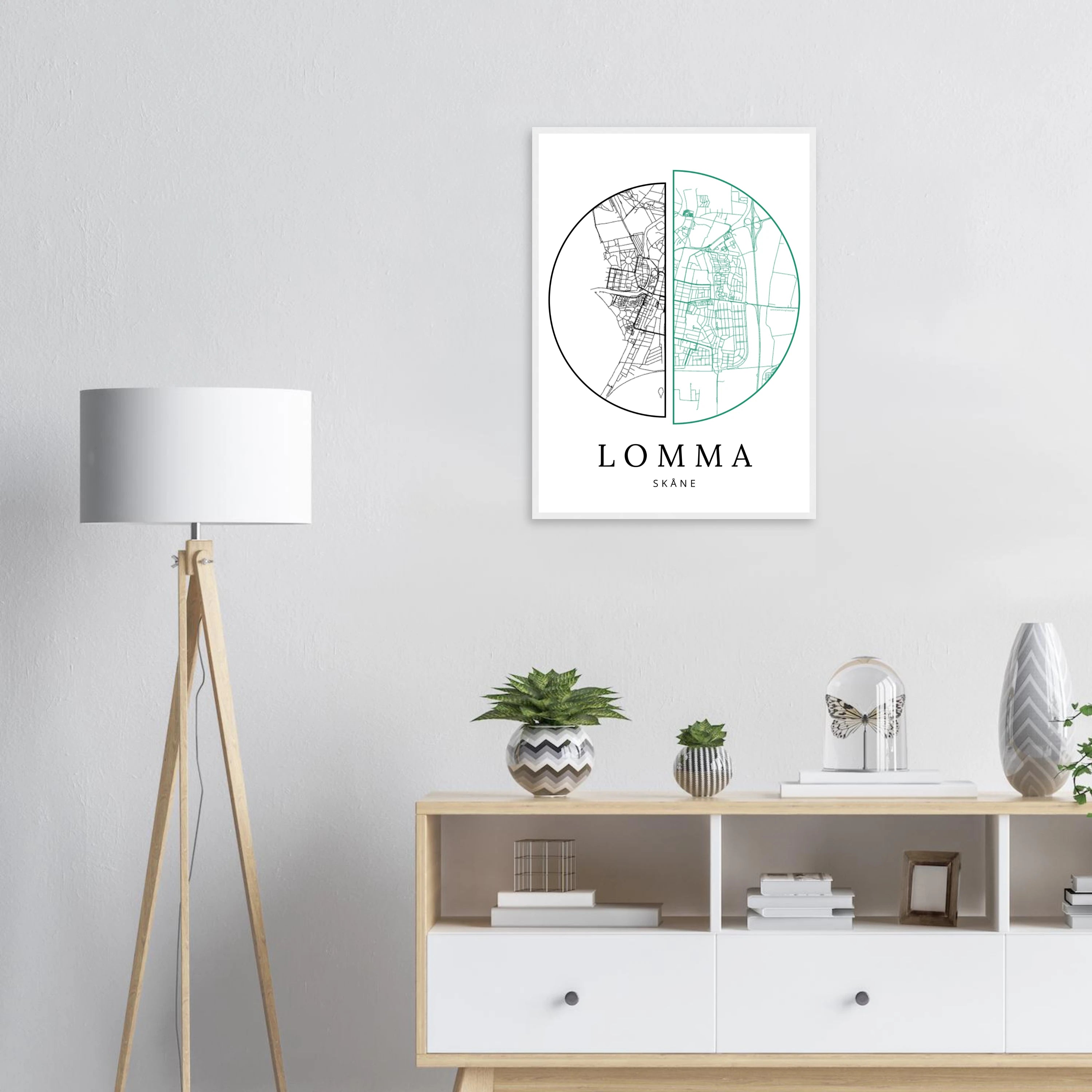 Lomma, Skåne - Kartposter