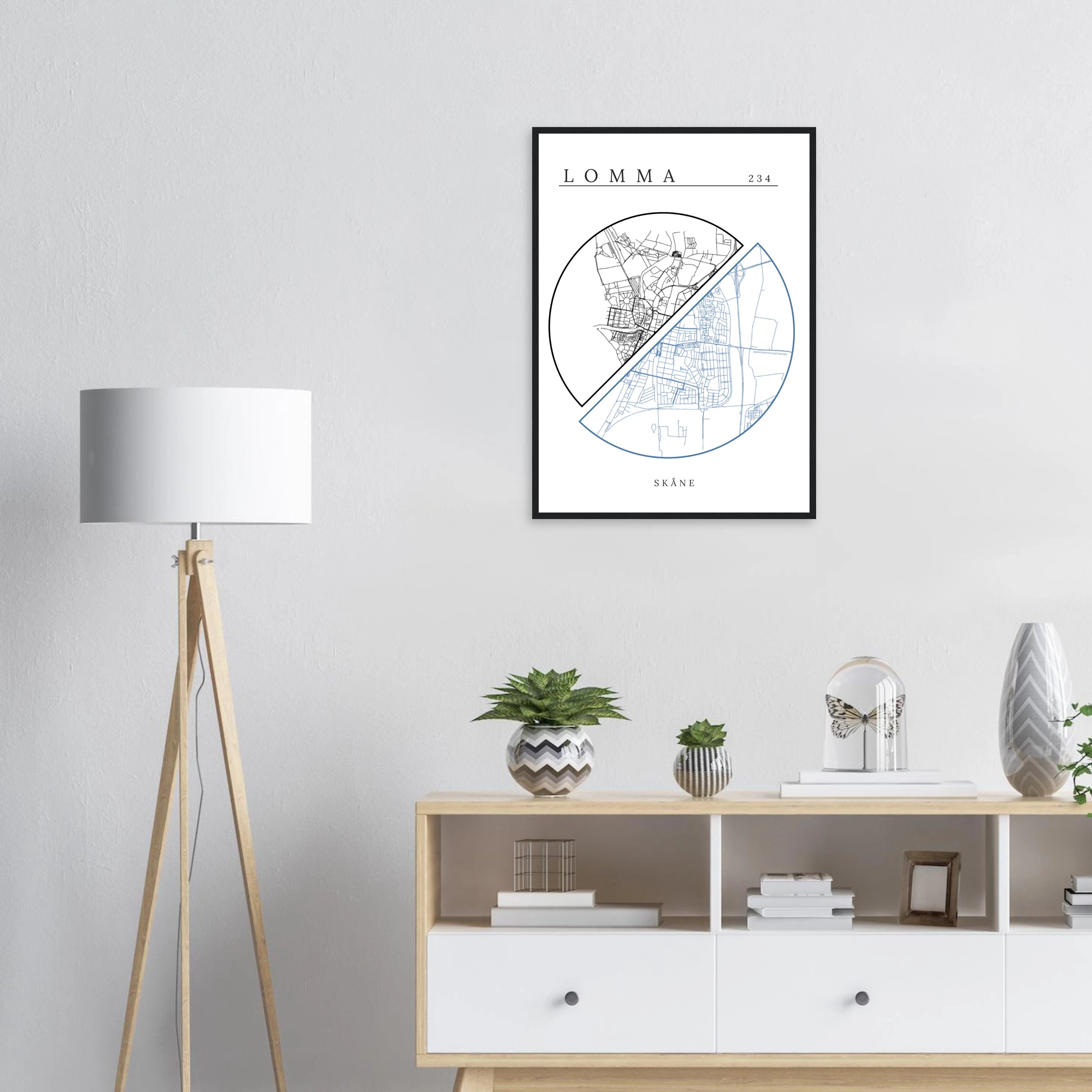 Lomma, Skåne - Kartposter