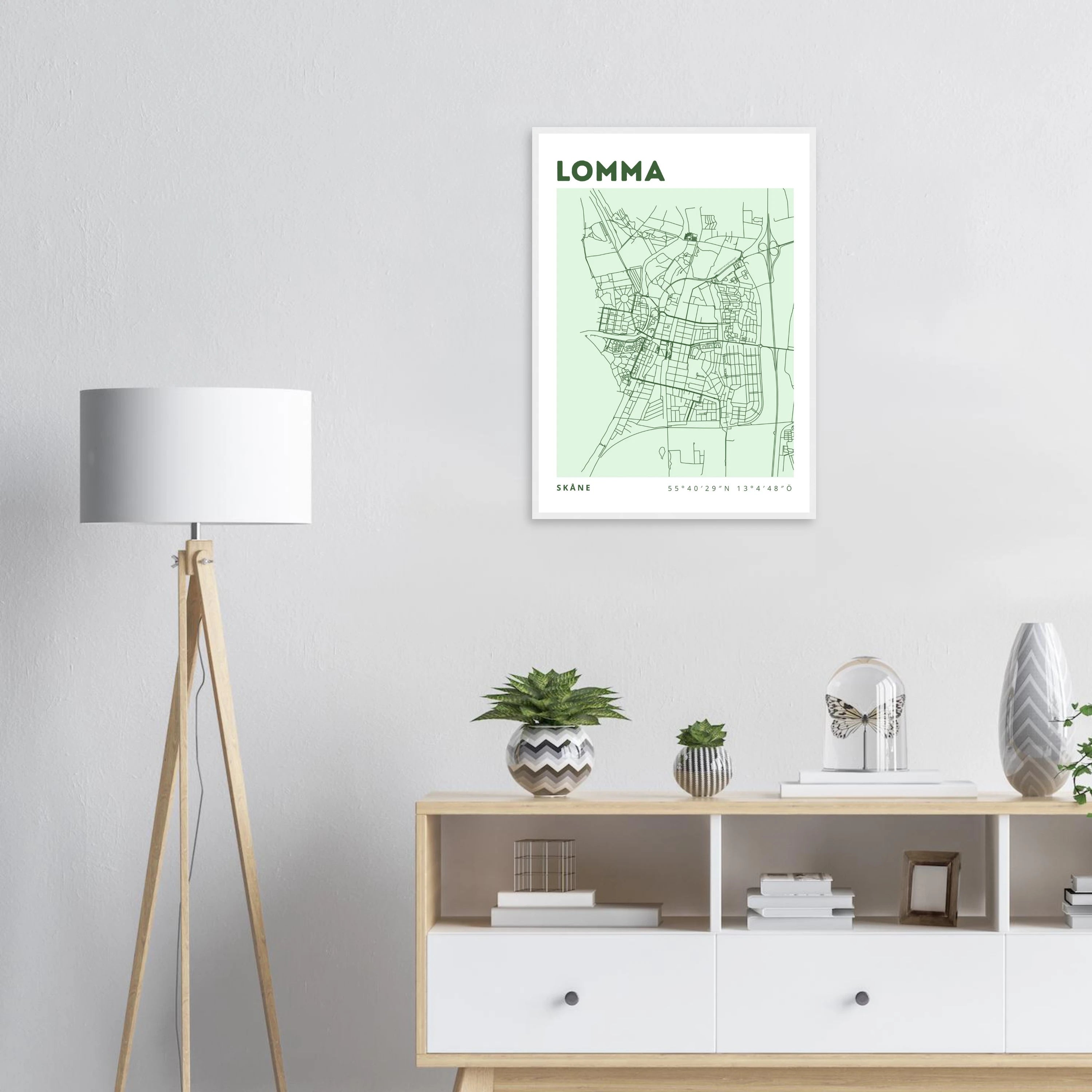Lomma, Skåne - Kartposter