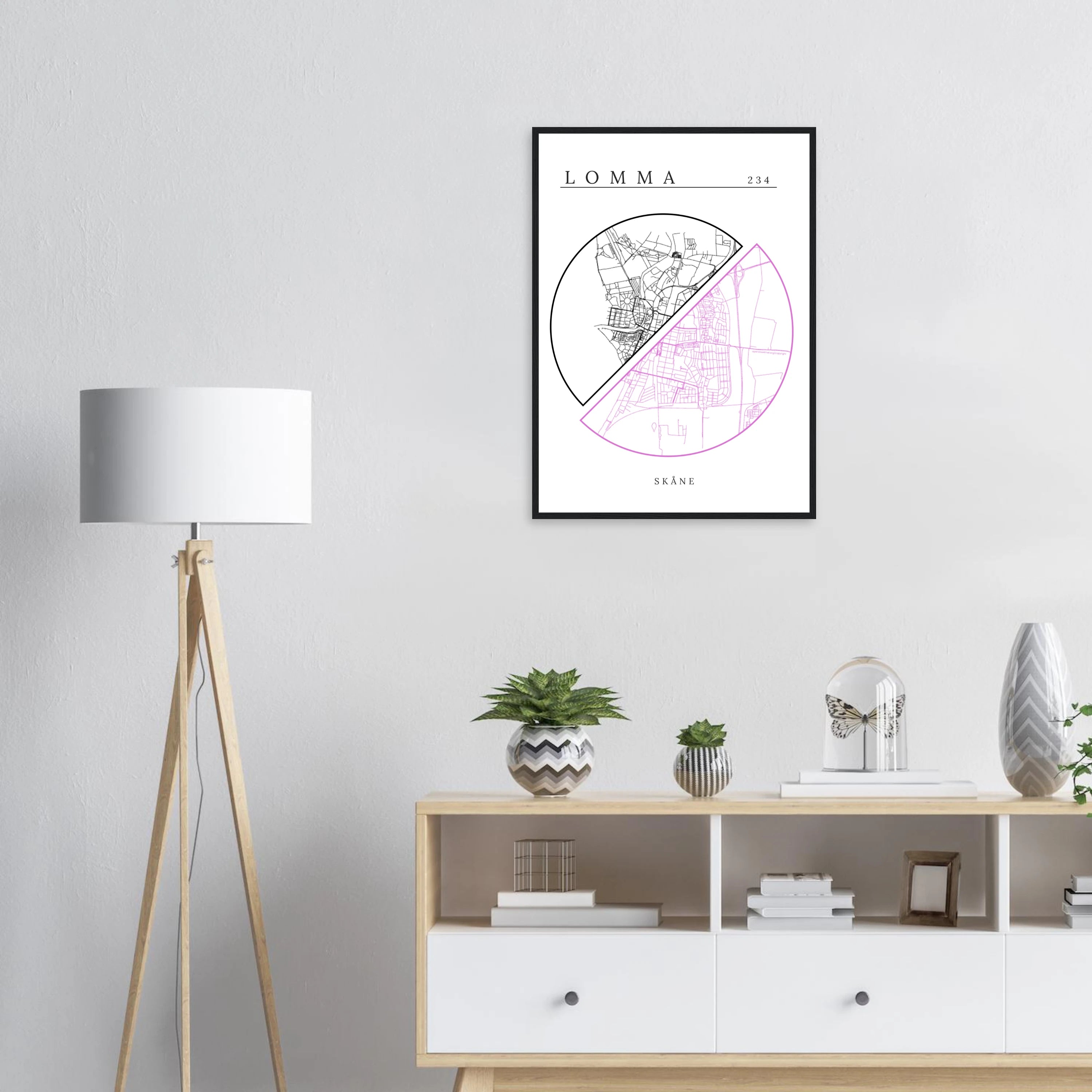 Lomma, Skåne - Kartposter