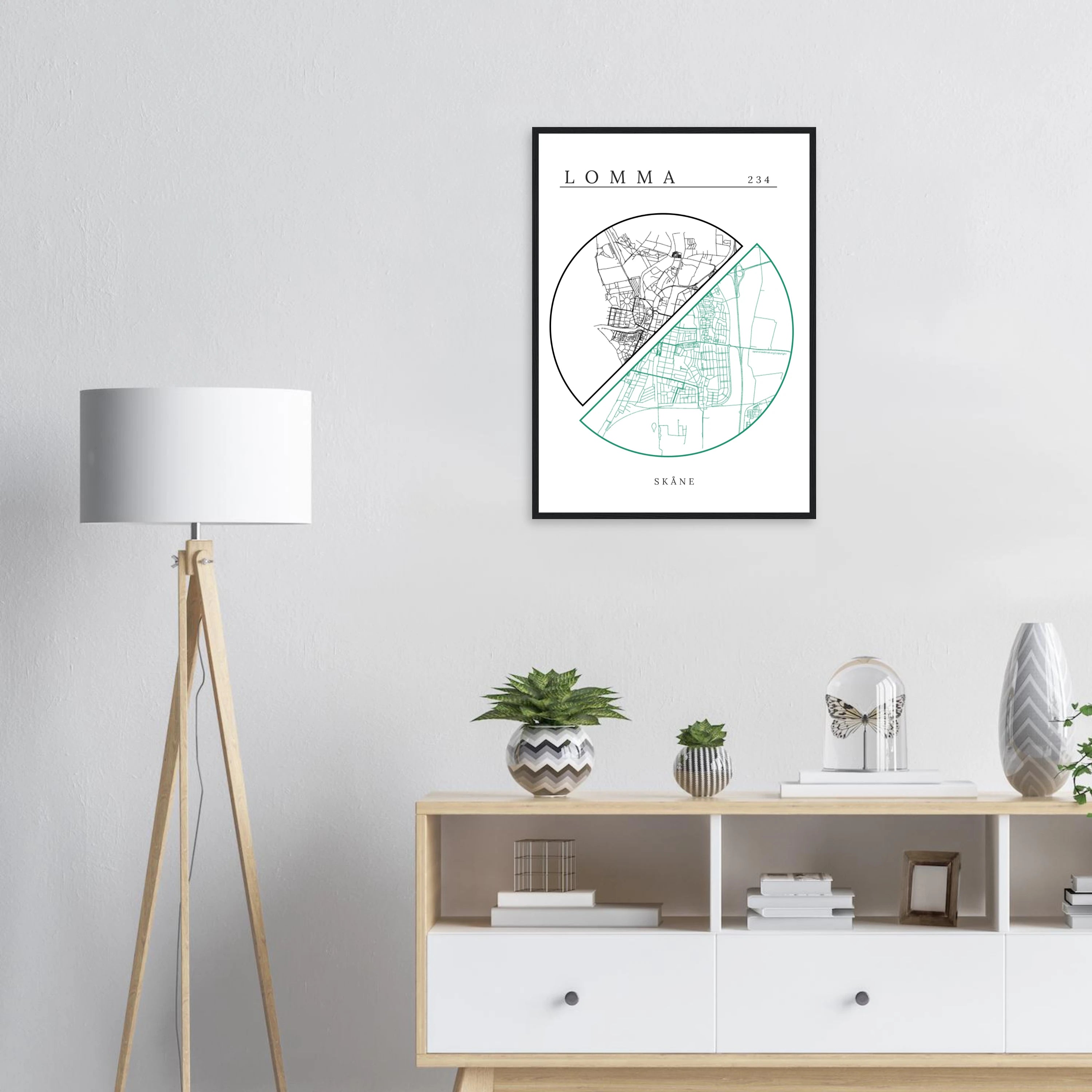 Lomma, Skåne - Kartposter