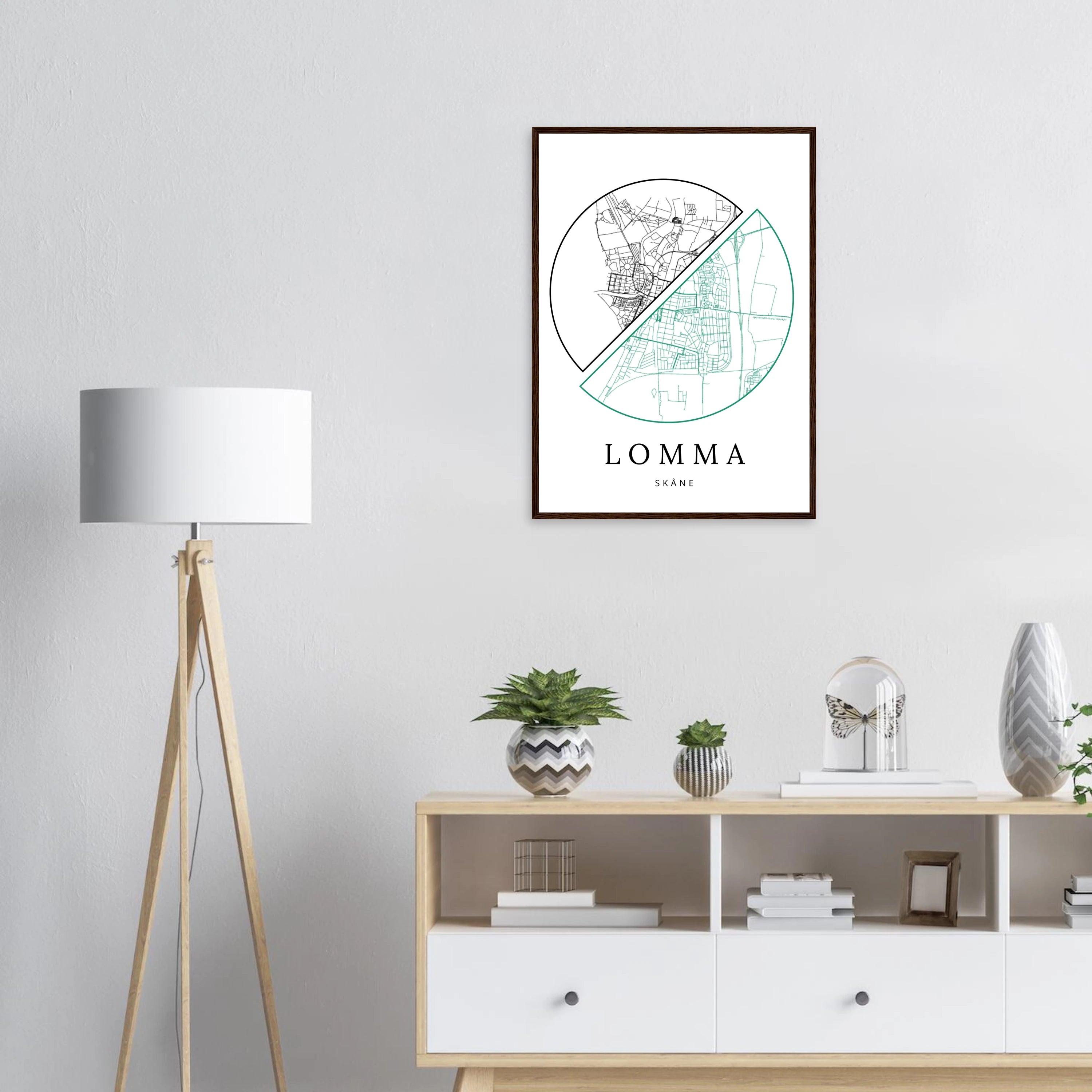 Lomma, Skåne - Kartposter