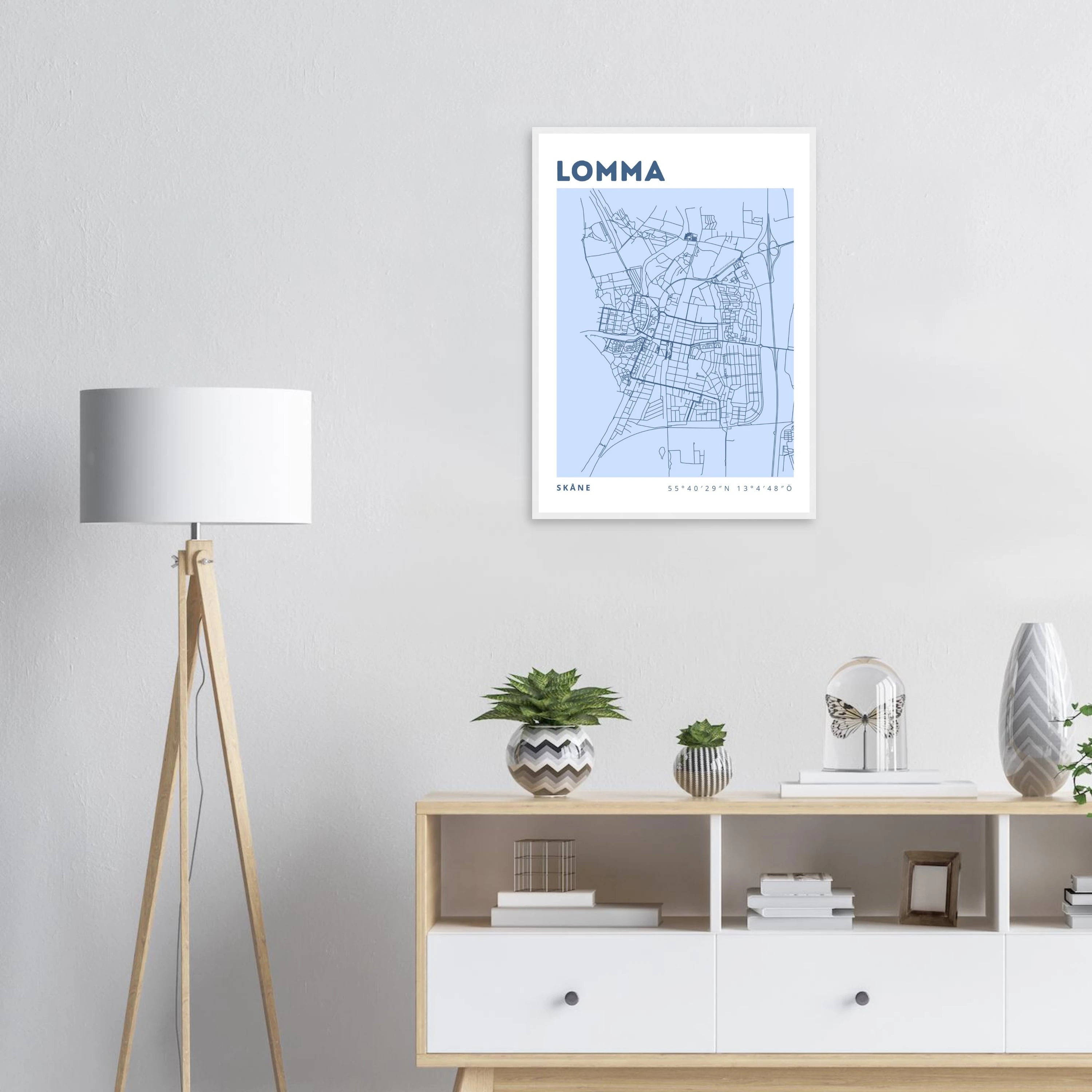 Lomma, Skåne - Kartposter