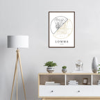 Lomma, Skåne - Kartposter