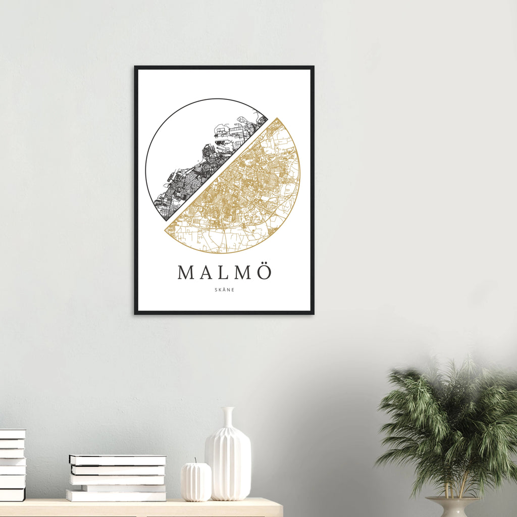 Malmö, Skåne - Kartposter