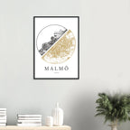 Malmö, Skåne - Kartposter