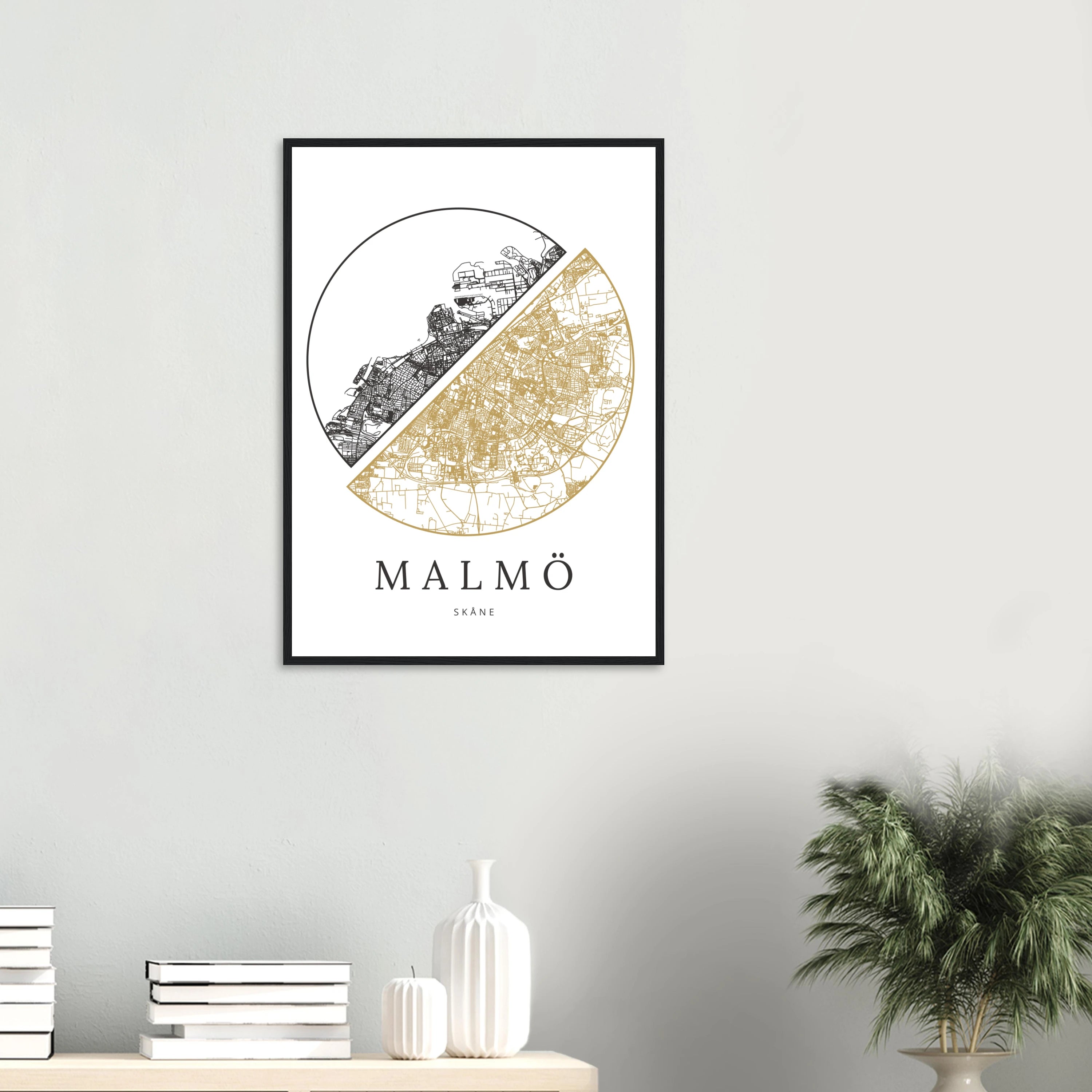 Malmö, Skåne - Kartposter
