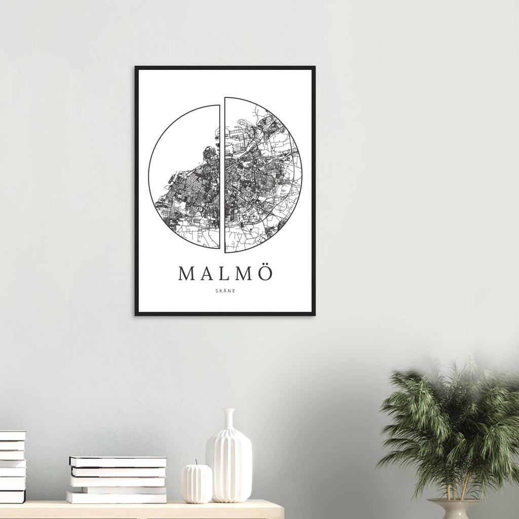 Malmö, Skåne - Kartposter