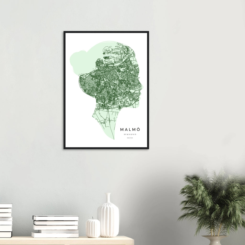 Malmö, Skåne - Kartposter