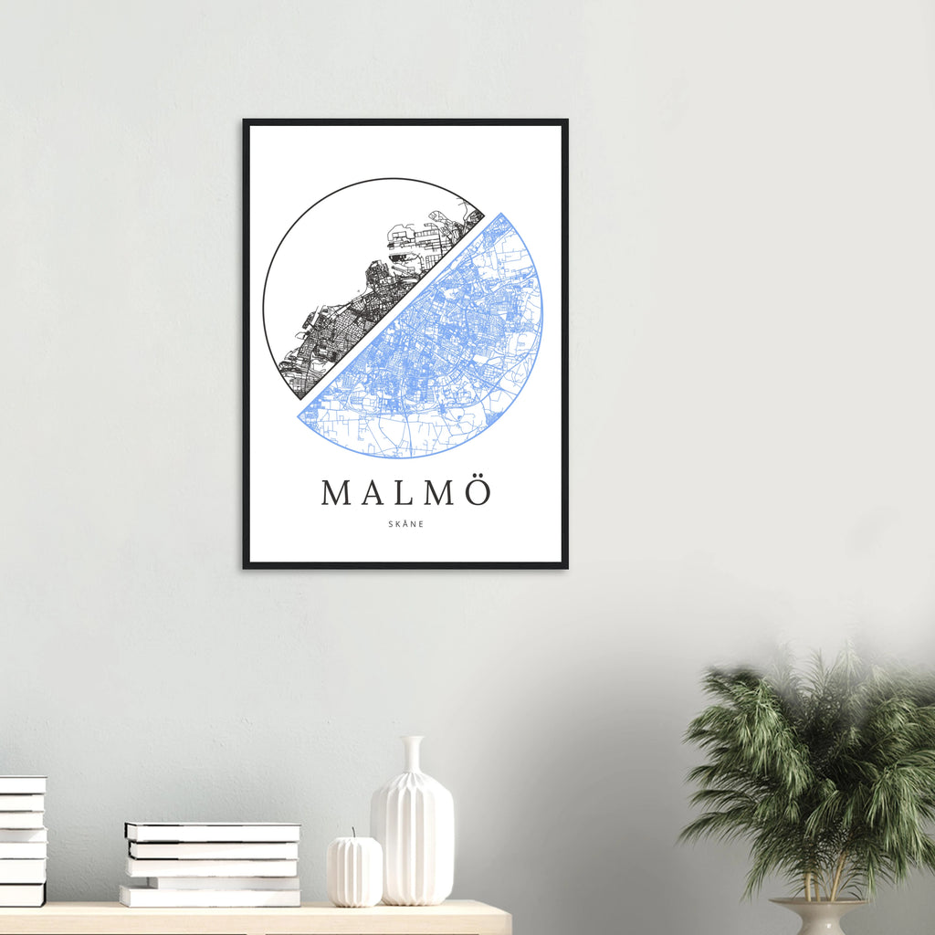 Malmö, Skåne - Kartposter
