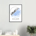 Malmö, Skåne - Kartposter