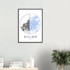 Malmö, Skåne - Kartposter
