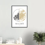 Malmö, Skåne - Kartposter